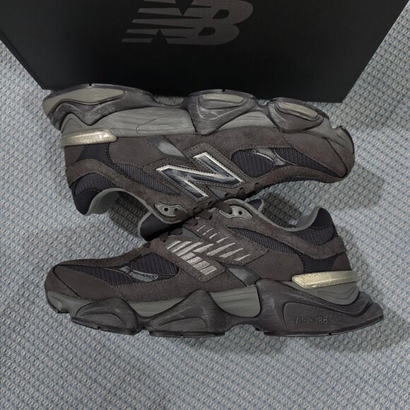 New Balance 9060 Sneakers In Dark Grey - Picture 1 of 8